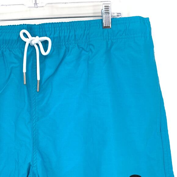 Culprit Swimwear Men's XXL Solid Blue Swim Short Bottoms NEW - Picture 3 of 5